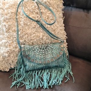 Purse with fringe